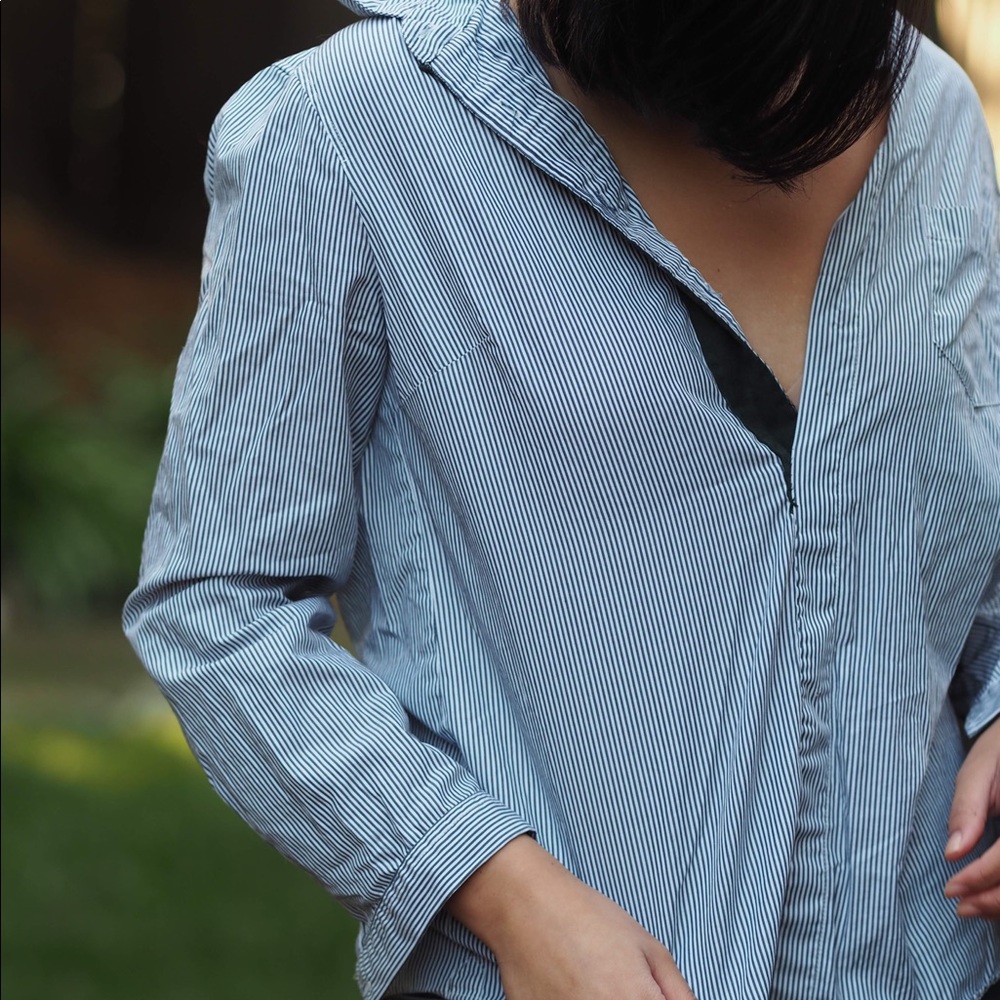 Zara refurbished stripe shirt